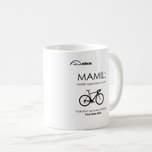 RadfahrenTasse - MAMIL Hydratation Kaffeetasse (VorderseiteRechts)