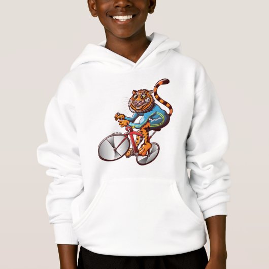 Radfahrentiger Hoodie (Vorderseite)