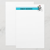 Radfahrer #1 briefpapier (Vorne/Hinten)