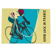 Radfahrer #1 große geschenktüte (Rückseite)
