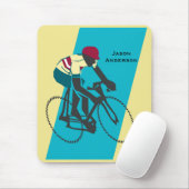 Radfahrer #1 mousepad (Mit Mouse)