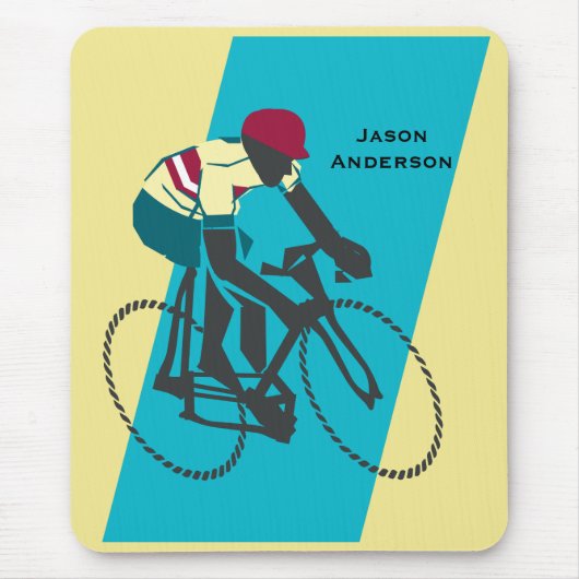 Radfahrer #1 mousepad (Vorne)