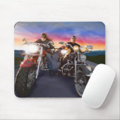 Radfahrer 1 Mousepad (Mit Mouse)