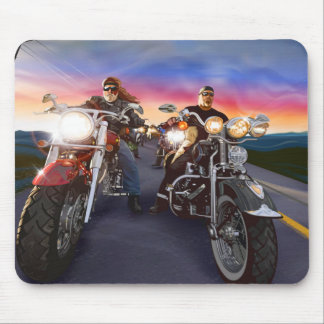 Radfahrer 1 Mousepad
