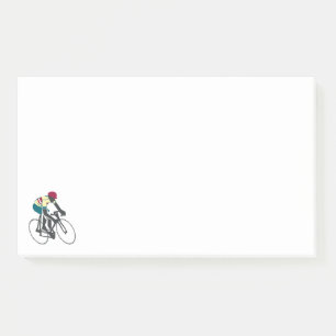 Radfahrer #1 post-it klebezettel
