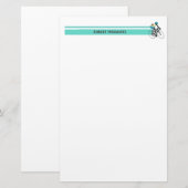 Radfahrer #3 briefpapier (Vorne/Hinten)