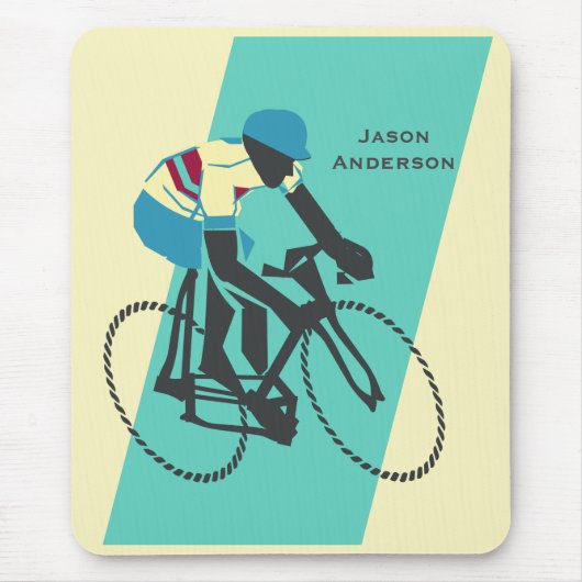 Radfahrer #3 mousepad (Vorne)