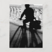 Radfahrer auf Burnside Brücke, Portland, Oregon Postkarte (Vorderseite)