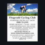 Radfahrer auf Gras, Radklub Werbung Flyer<br><div class="desc">Radfahren auf Gras,  Radklub Werbung Flyer durch den Business Card Store.</div>