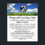Radfahrer auf Gras, Radklub Werbung Flyer<br><div class="desc">Radfahren auf Gras,  Radklub Werbung Flyer durch den Business Card Store.</div>