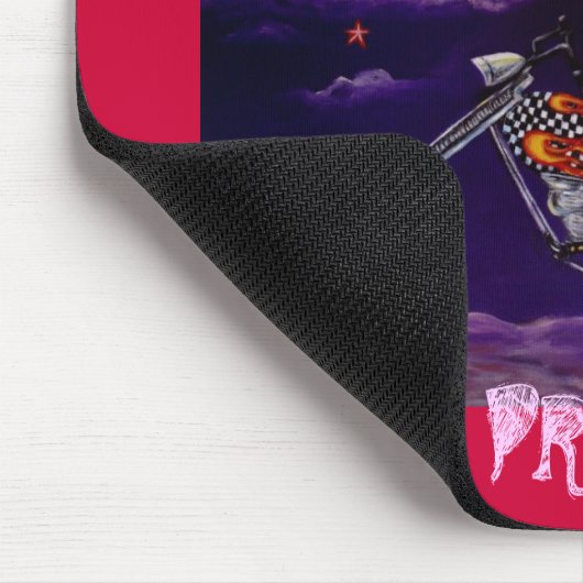 Radfahrer-Baby Mousepad (Ecke)