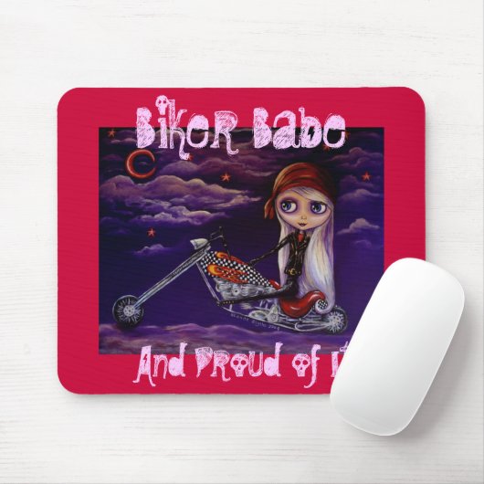 Radfahrer-Baby Mousepad (Mit Mouse)