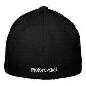Radfahrer Bestickte Kappe (Rückseite)