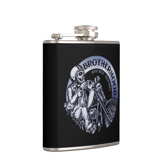 Radfahrer-Bruderschafts-Schwarzes Flachmann (Rechts)