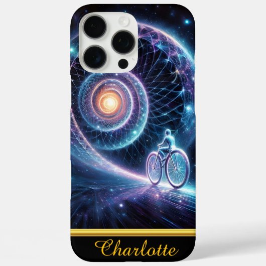 Radfahrer Case-Mate iPhone Hülle (Rückseite)