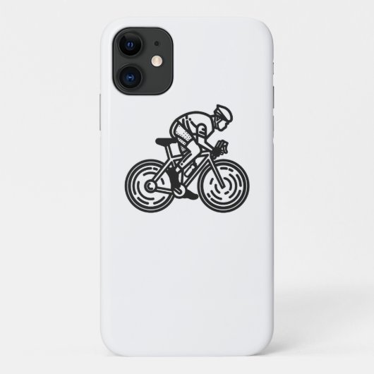 Radfahrer Case-Mate iPhone Hülle (Rückseite)
