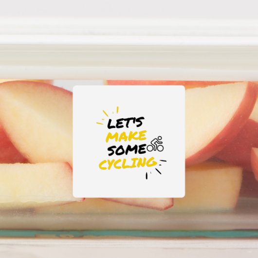 Radfahrer Etiketten (Befestigt)