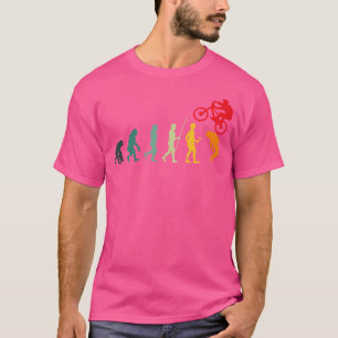 Radfahrer Evolution Funny Bike Mtb Bmx T-Shirt
