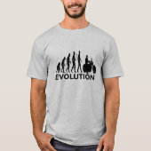 RADFAHRER-EVOLUTION T-Shirt (Vorderseite)