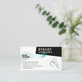 Radfahrer Extremsport | Beruflicher Radfahrer Visitenkarte (Stehend Vorderseite)