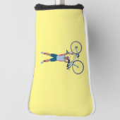 Radfahrer Fahrradfahren Golf Headcover (Rotieren 90)