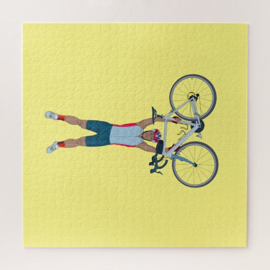 Radfahrer Fahrradfahren Puzzle (Horizontal)