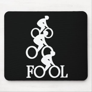 Radfahrer Fan Geschenk - Fahrrad Verrückter Mousepad