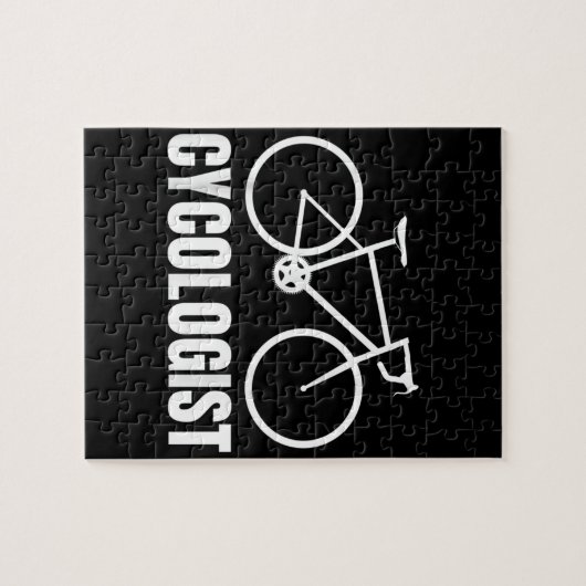 Radfahrer Funny Bicyke Gift Puzzle (Horizontal)