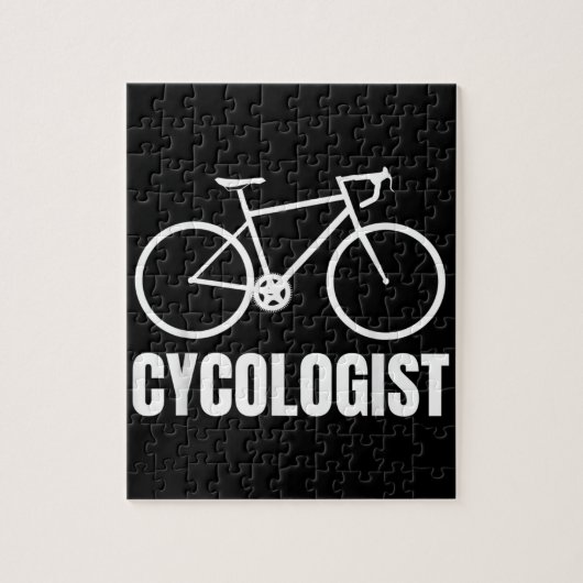 Radfahrer Funny Bicyke Gift Puzzle (Vertikal)