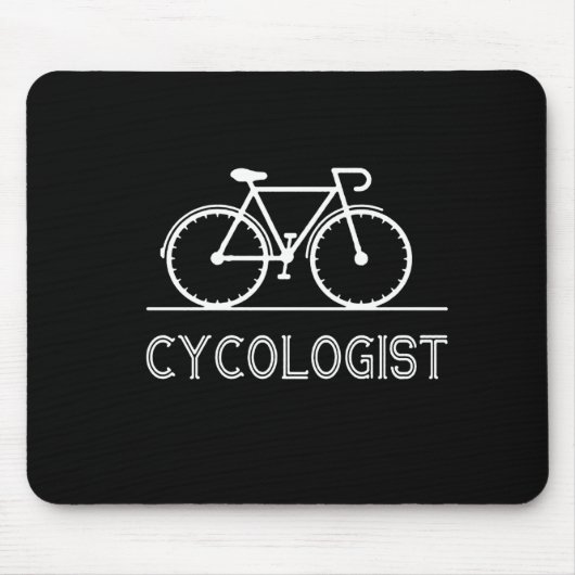 Radfahrer Funny Bike Bicycle Spaß Mousepad (Vorne)
