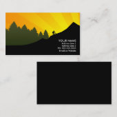 Radfahrer: Gebirgsstrahlen: Visitenkarte (Vorne/Hinten)