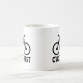 Radfahrer Geburtstag Cooles Fahrrad Lover Spaß Kaffeetasse (Mittel)