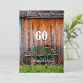 Radfahrer-Geburtstags-Feier-Einladung - irgendein Einladung (Stehend Vorderseite)