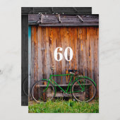 Radfahrer-Geburtstags-Feier-Einladung - irgendein Einladung (Vorne/Hinten)