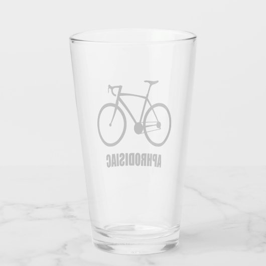 Radfahrer Glas (Rückseite)