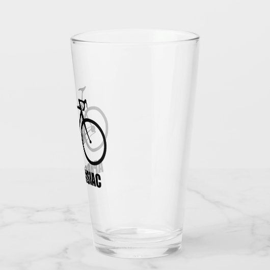 Radfahrer Glas (Links)