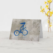 Radfahrer-Graffiti-Karte Karte (Gelbe Blume)
