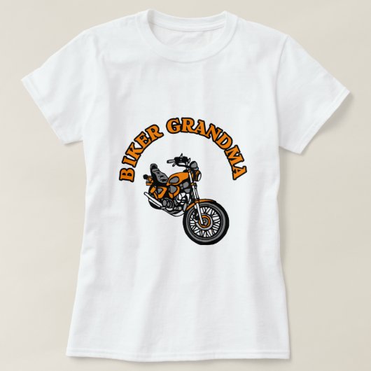 RADFAHRER-GROSSMUTTER T-Shirt (Design vorne)