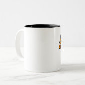 RADFAHRER-GROSSVATER ZWEIFARBIGE TASSE (Vorderseite Links)