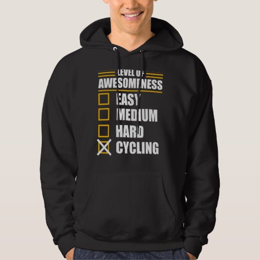 Radfahrer Hoodie (Vorderseite)