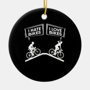 Radfahrer I Liebe Bikes Keramik Ornament