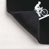 Radfahrer I Liebe Bikes Mousepad (Ecke)