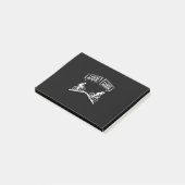 Radfahrer I Liebe Bikes Post-it Klebezettel (angewinkelt)