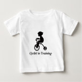 Radfahrer im Training Baby T-shirt (Vorderseite)