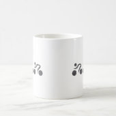 Radfahrer in Grau Kaffeetasse (Mittel)