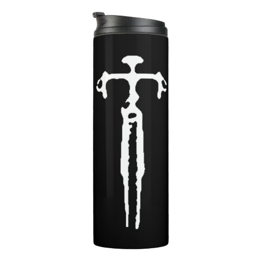 Radfahrer-Inspiriert Reisetumbler Thermosbecher (Nach rechts gedreht)