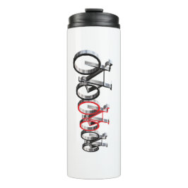 Radfahrer-Inspiriert Travel Tumbler 12 oz Thermosbecher