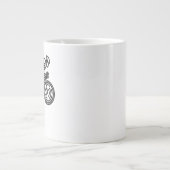 Radfahrer Jumbo-Tasse (Vorderseite)