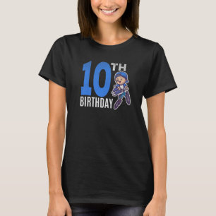 Radfahrer Junge 10. Geburtstag Boy Bmx Bike Cyclin T-Shirt
