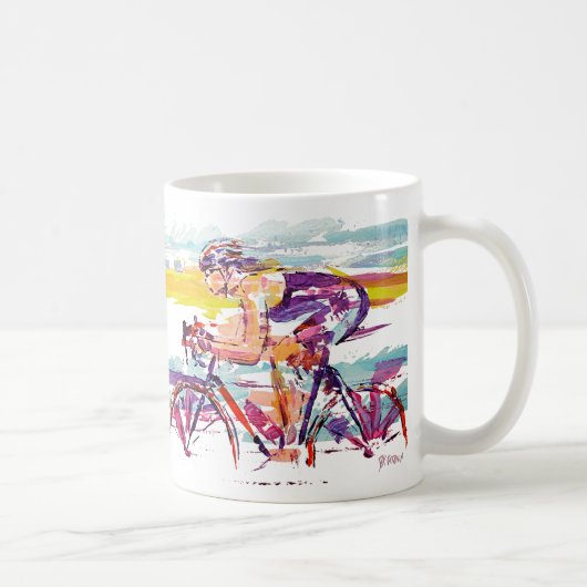Radfahrer Kaffeetasse (Rechts)
